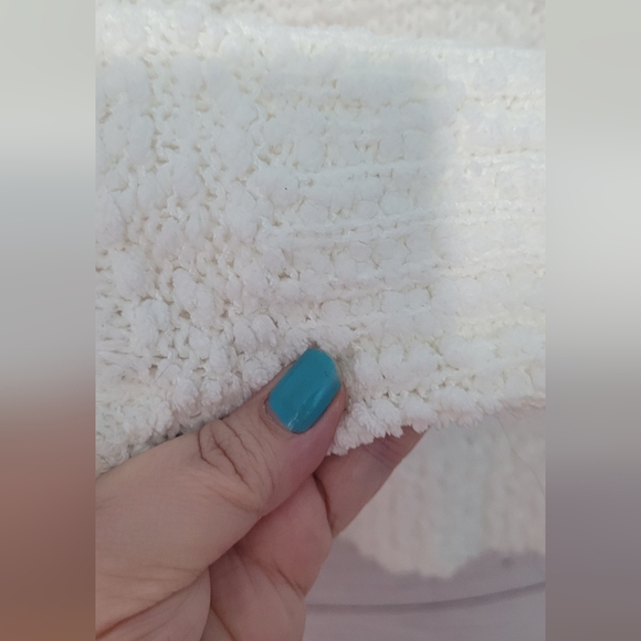 Nwot Denver Hayes white, popcorn knit sweater size XL - Picture 3 of 7